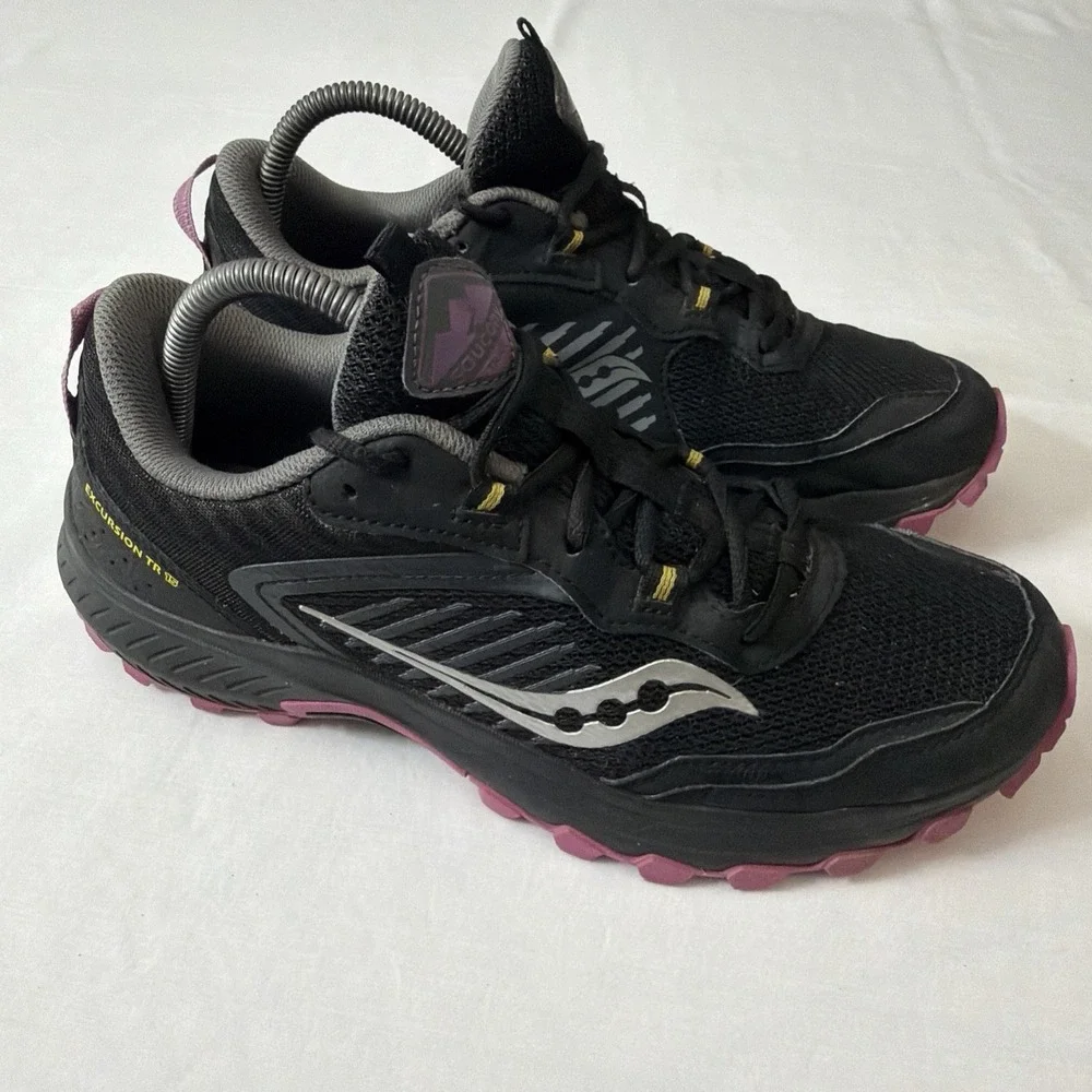 Saucony Excursion TR 15 Shoes Womens Sz 10 Black Pink S10668-34 Trail Running - Picture 15 of 16